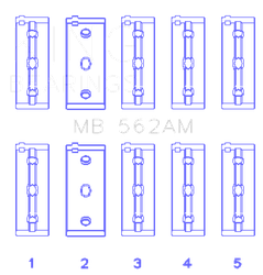 King Engine Bearings MB562AM