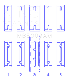 King Engine Bearings MB5009AM