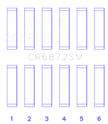 King Engine Bearings CR6872SM0.25