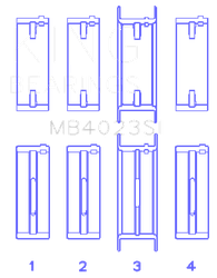 King Engine Bearings MB4023SI