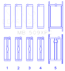 King Engine Bearings MB509XPC