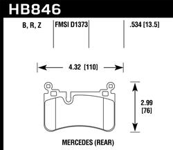 Hawk Performance HB846Z.534