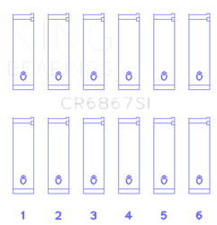 King Engine Bearings CR6867SI0.5