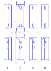King Engine Bearings MB4017SI