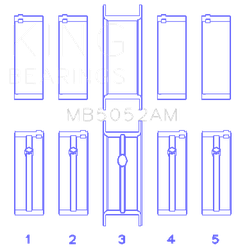 King Engine Bearings MB5052AM