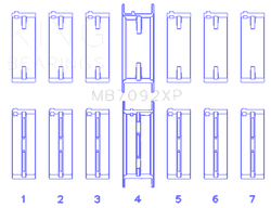 King Engine Bearings MB7092XP