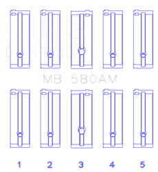 King Engine Bearings MB580AM1.0