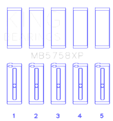 King Engine Bearings MB5758XP