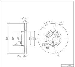 DYNAMIC FRICTION 60031100D