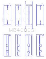 KING ENGINE BEARINGS MB4080SI