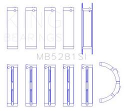 KING ENGINE BEARINGS MB5281SI