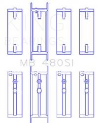 KING ENGINE BEARINGS MB480SI