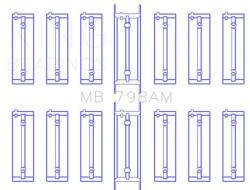 KING ENGINE BEARINGS MB798AM