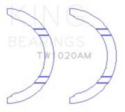 KING ENGINE BEARINGS TW1020AM