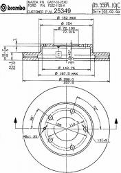 BREMBO 25349
