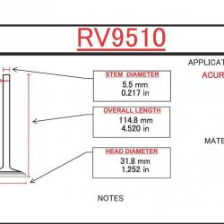 ITM ENGINE COMPONENTS RV9510