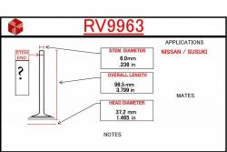 ITM ENGINE COMPONENTS RV9963