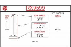 ITM ENGINE COMPONENTS RX9599