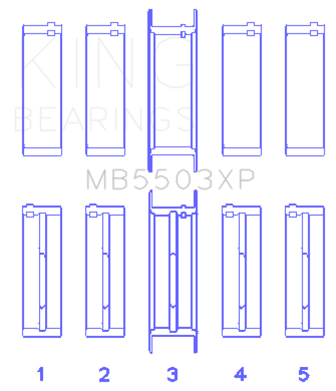 King Engine Bearings MB5503XP010
