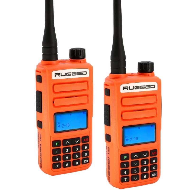 Rugged Radios GMR2-PLUS-2-PACK-ORN