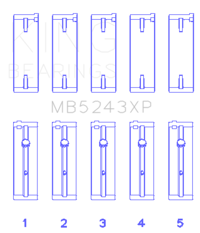 King Engine Bearings MB5243XP