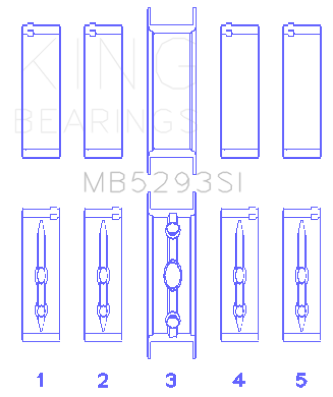 King Engine Bearings MB5293SI