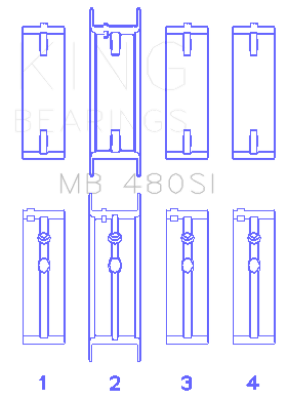 King Engine Bearings MB480si