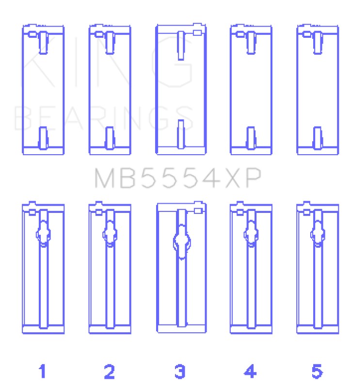 King Engine Bearings MB5554XPSTDX