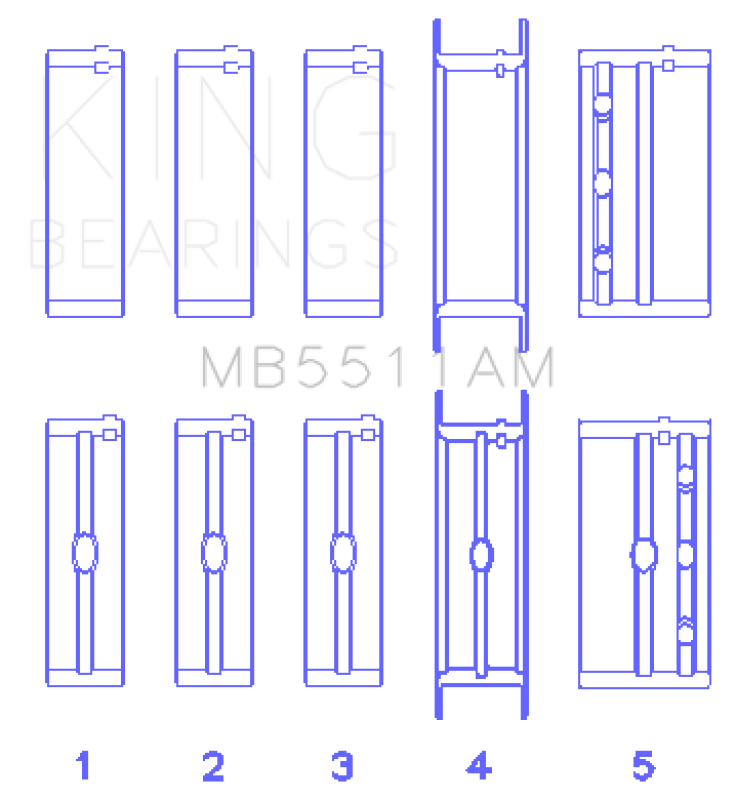 King Engine Bearings MB5511AM