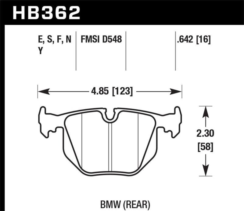 Hawk Performance HB362E.642