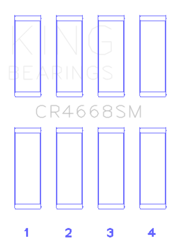King Engine Bearings CR4668SM0.25
