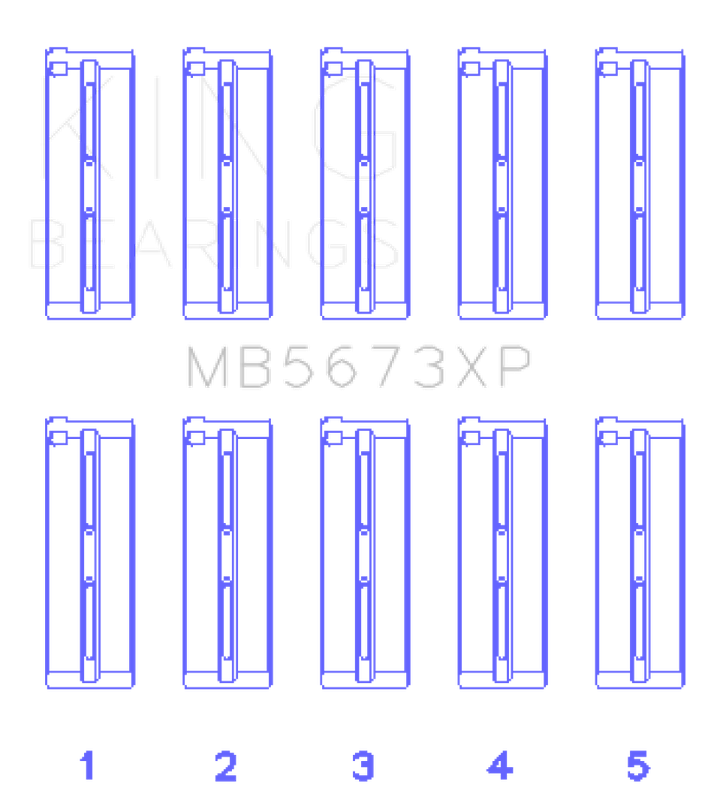 King Engine Bearings MB5673XP