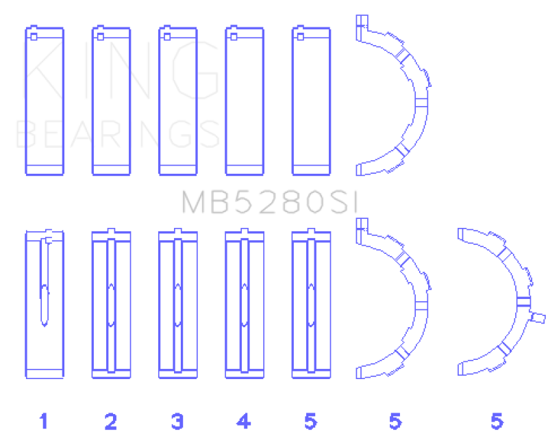 King Engine Bearings MB5280SI0.25