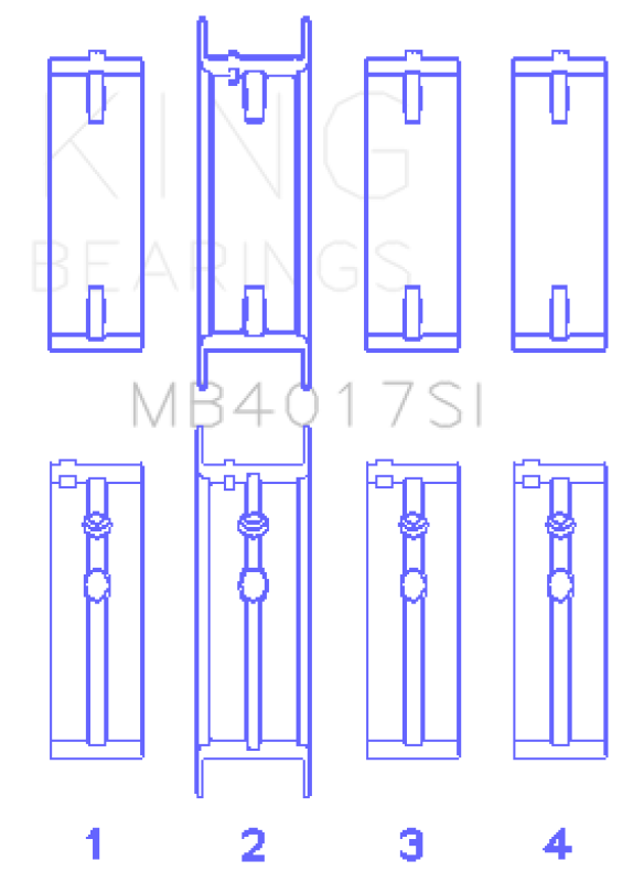 King Engine Bearings MB4017SI