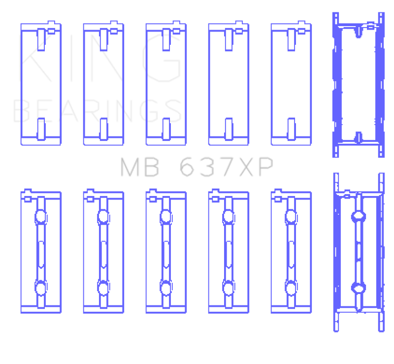 King Engine Bearings MB637XPSTDX