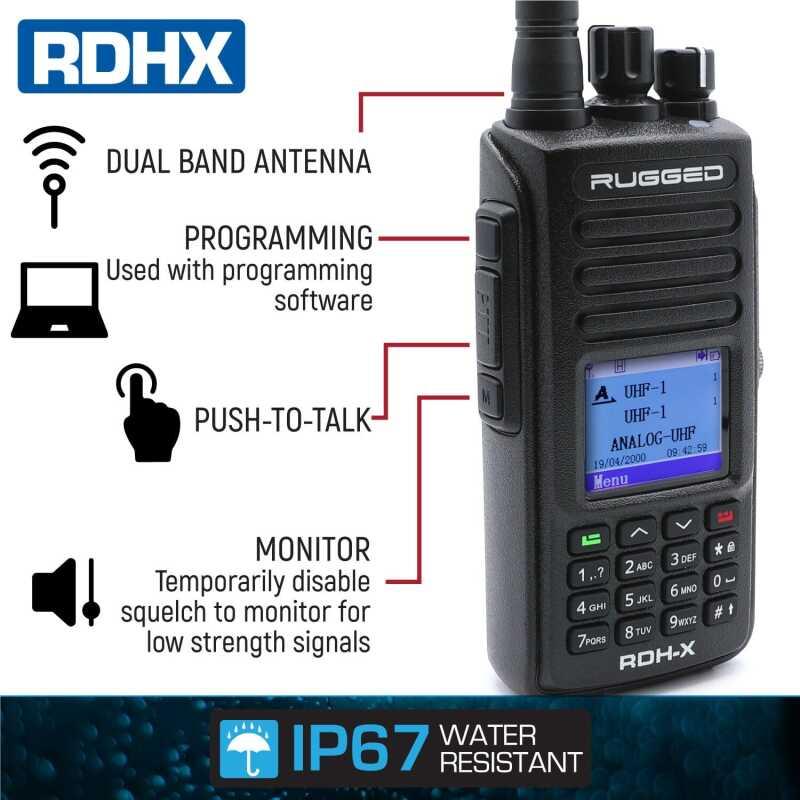 Rugged Radios RDH-X-HV