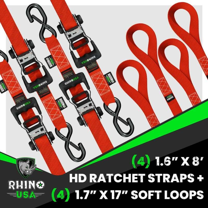 Rhino USA HDKIT-4PK-RED