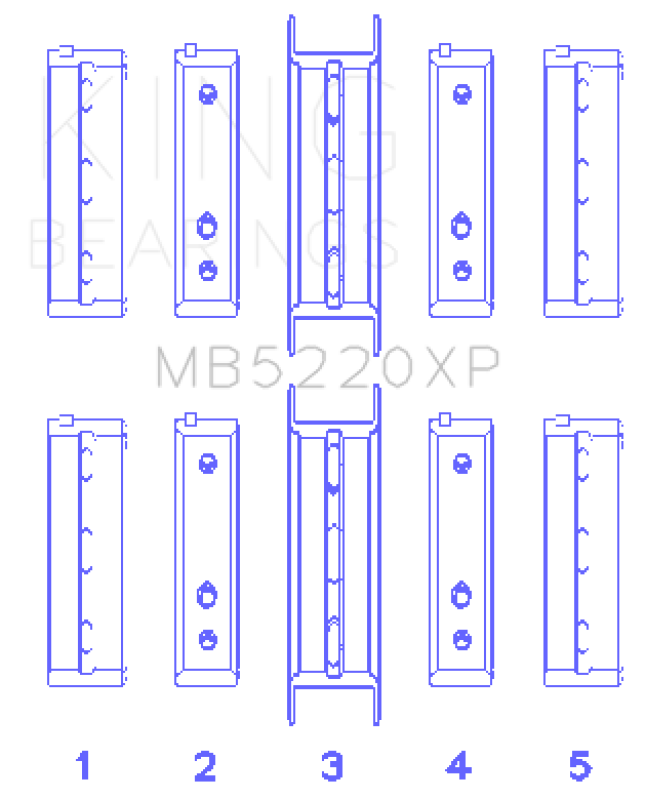 King Engine Bearings MB5220XP.026