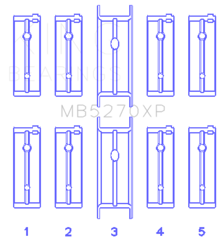 King Engine Bearings MB5270XP