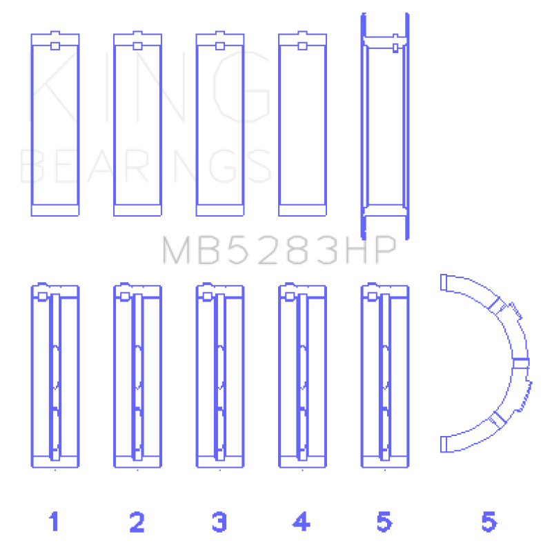 King Engine Bearings MB5283HP