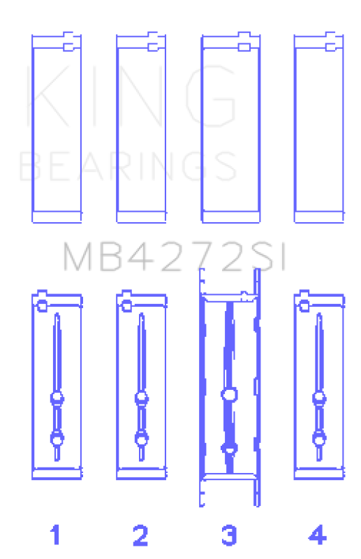 King Engine Bearings MB4272SI