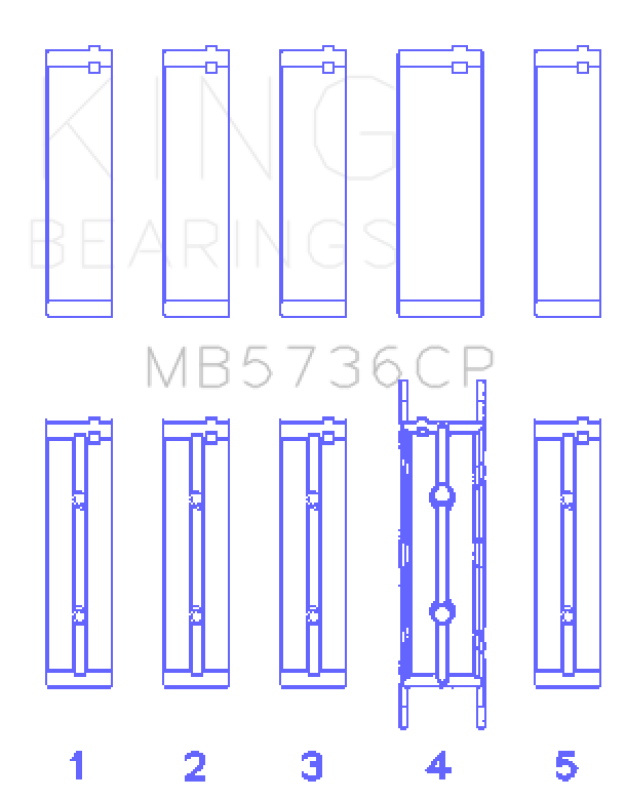 King Engine Bearings MB5736CP.026