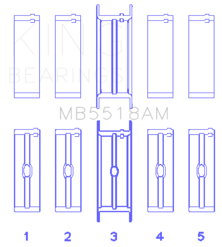 King Engine Bearings MB5518AM020