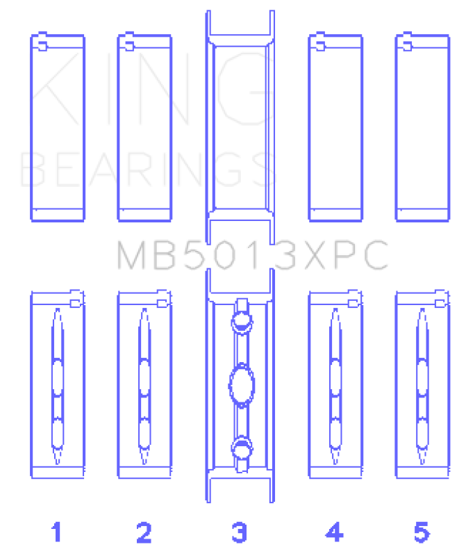 King Engine Bearings MB5013XPC010