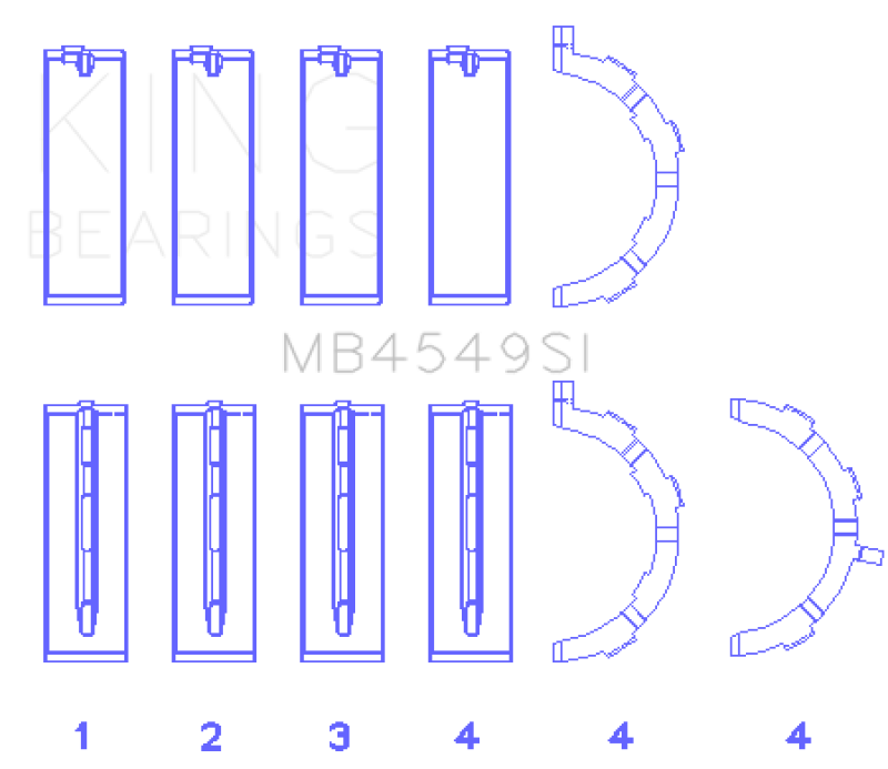 King Engine Bearings MB4549SI