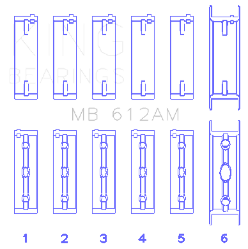 King Engine Bearings MB612AM