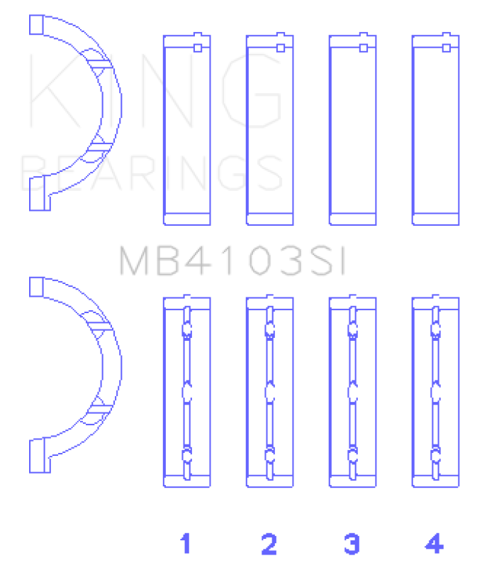 King Engine Bearings MB4103SI.026
