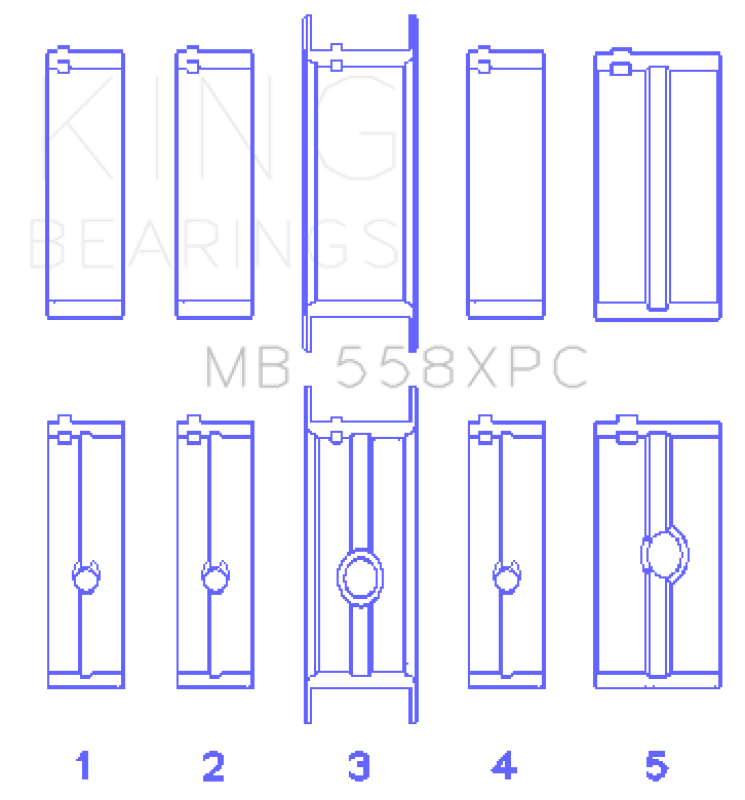 King Engine Bearings MB558XPC001