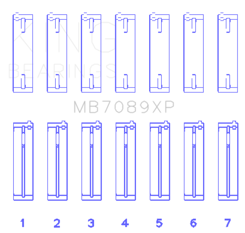 King Engine Bearings MB7089XP