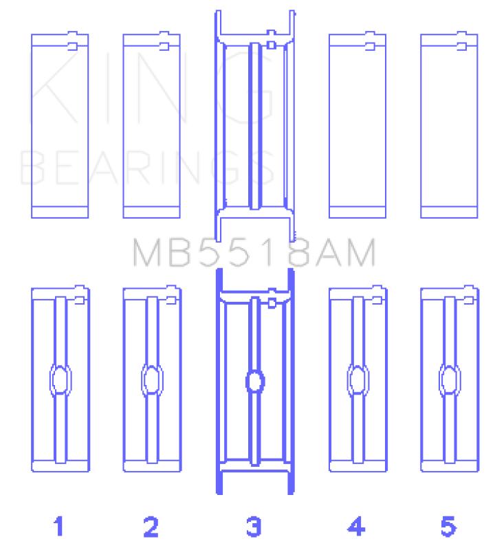 King Engine Bearings MB5518AM020